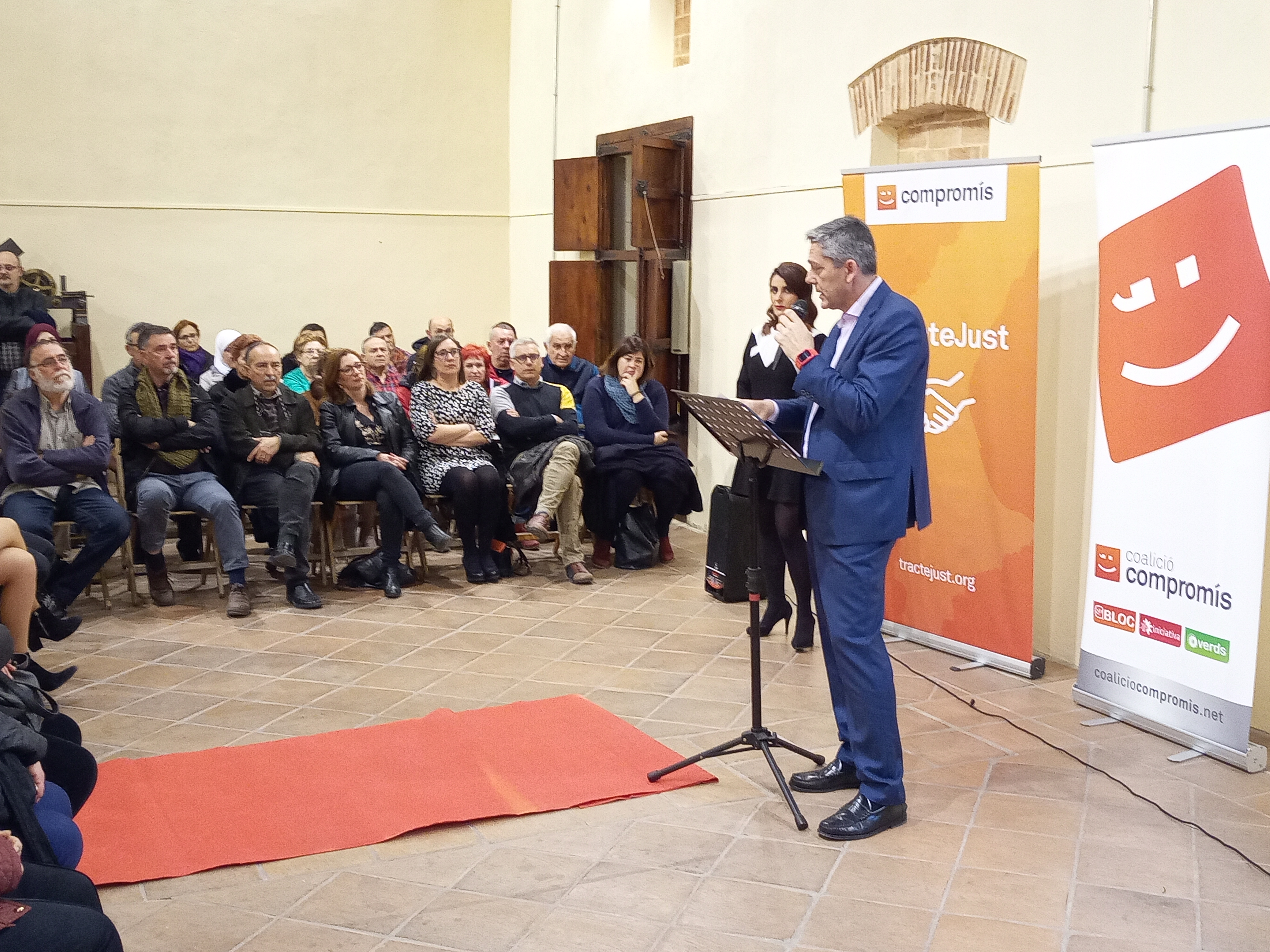 Presentació de Josep Vicent Garcia i Tamarit com a cap de llista de Compromís per la Pobla de Valona.