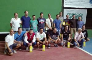 Jugadores del Open con las autoridades locales