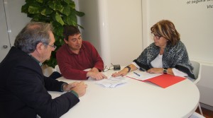 Un momento de la reunión mantenida en la Diputación Provincial.