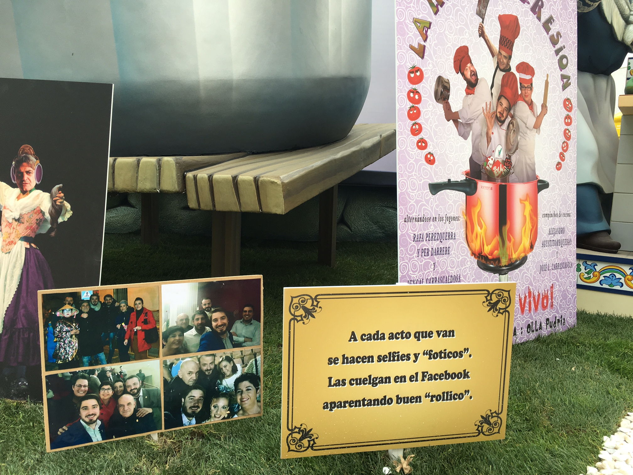 Uno de los detalles del monumento plantado por la comisión de Las Ventas este 2016.