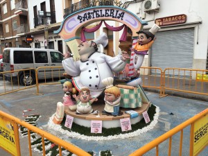 InfantilVentas Monumento infantil plantado este año por la comisión de Las Ventas.