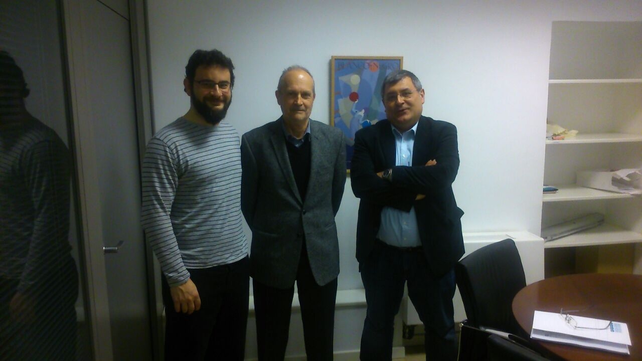 El diputado Roberto Jaramillo tras la reunión mantenida.