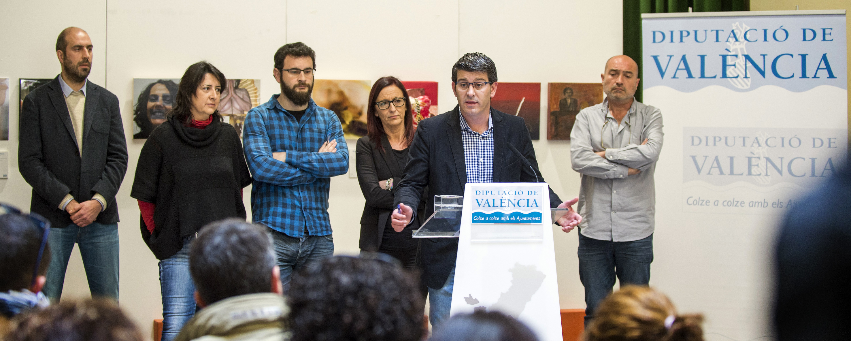 El presidente de la Diputación durante el anuncio de la creación de la comisión.