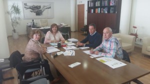 Ciclos_formativ Reunión mantenida esta mañana entre los responsables municipales y de Educación.