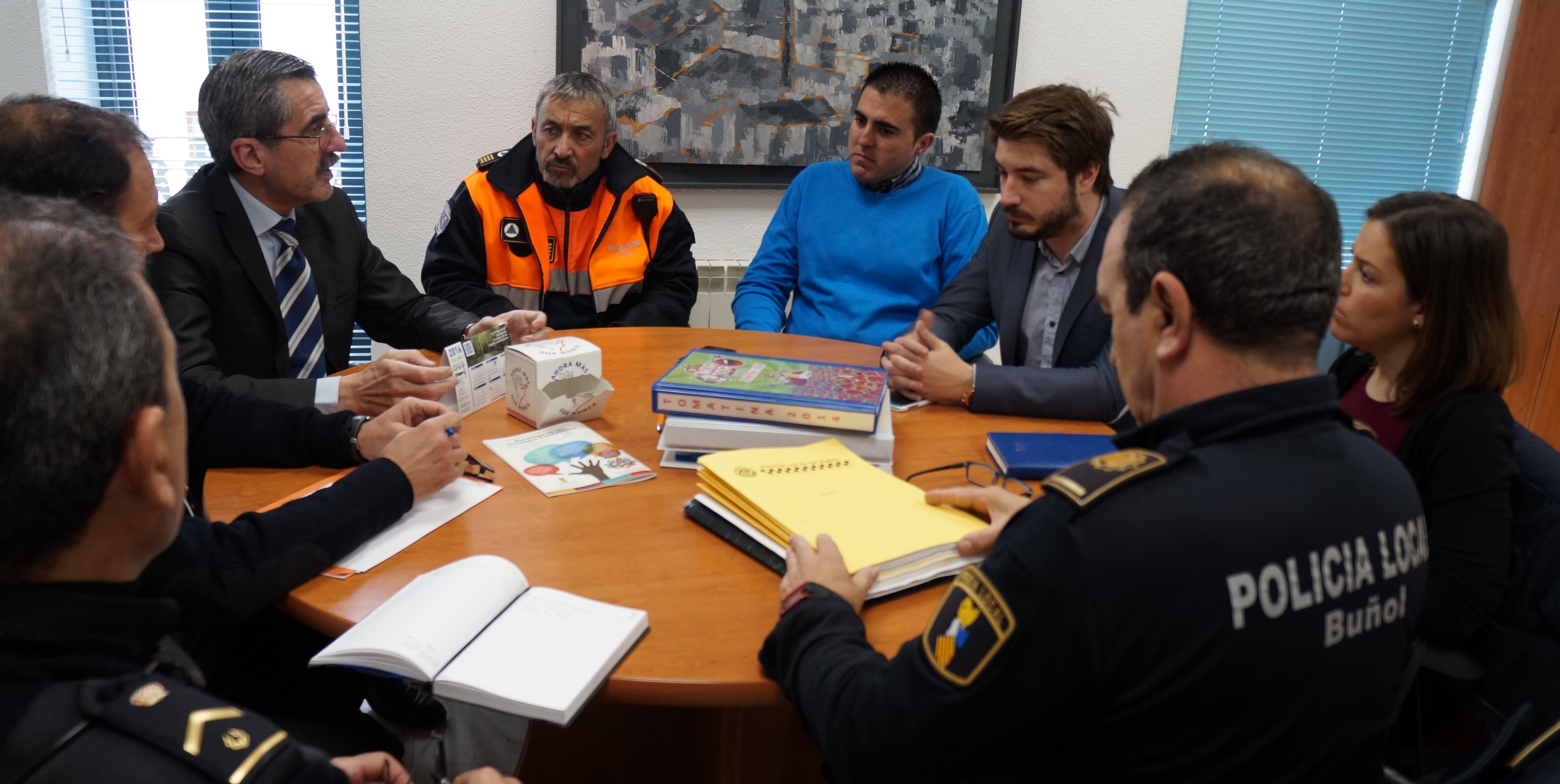José María Ángel presidió la reunión desarrollada en Buñol.