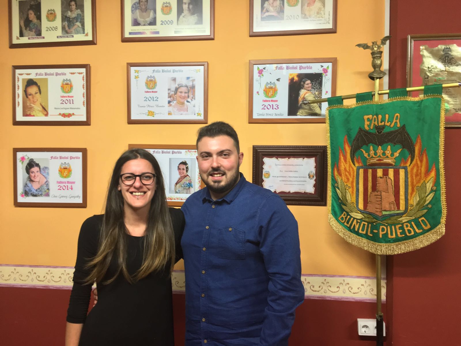 La nueva máxima representante de la comisión fallera.