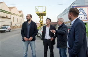 El Diputado de Carreteras, Pablo Seguí, junto al presidente de la Diputación, Jorge Rodríguez.