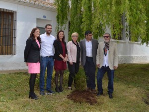 Un momento del acto desarollado en El Rebollar.