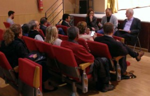 Un momento de la visita a Llíria del Subsecretario de Infraestructuras.