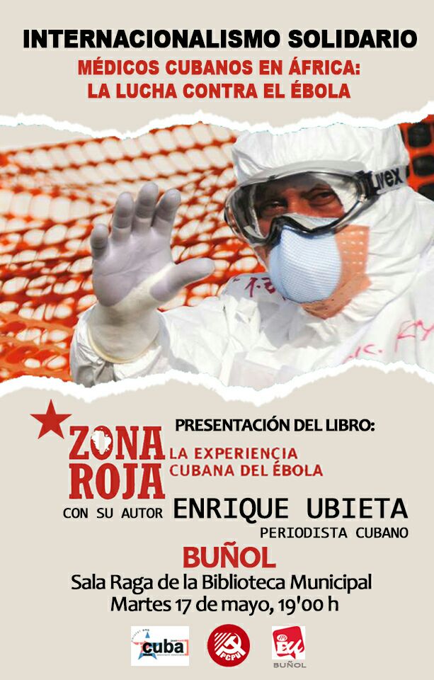 Cartel anunciador del evento en Buñol.
