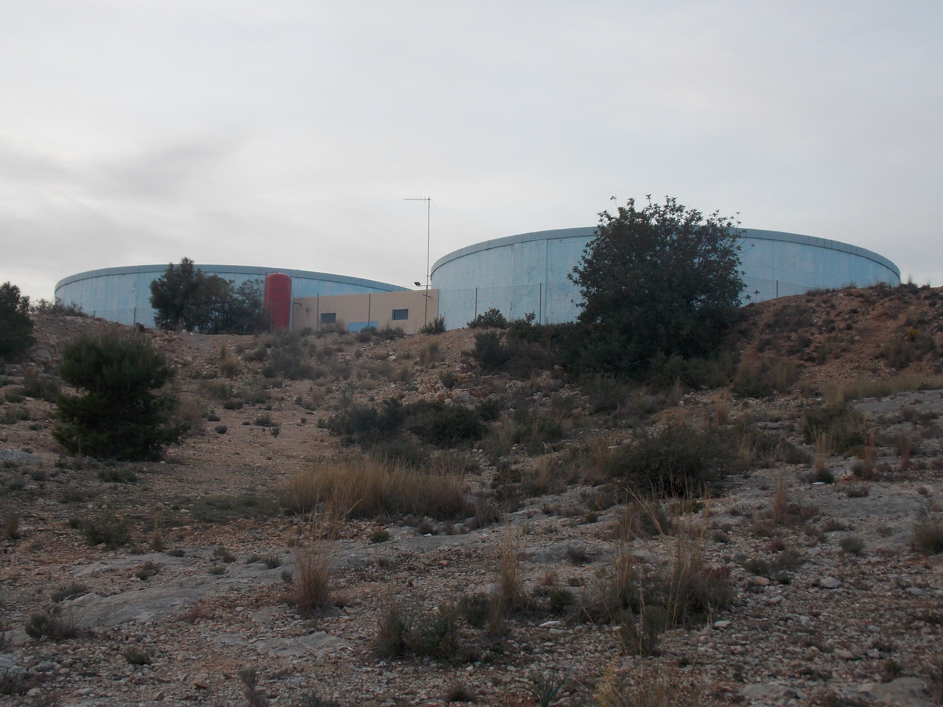 Terrenos de los pozos ubicados en el término municipal de Riba-roja.