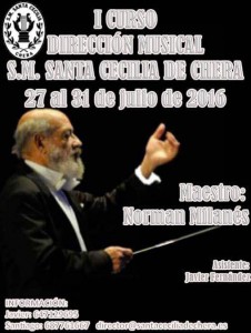 Cartel del curso de la banda de Chera.