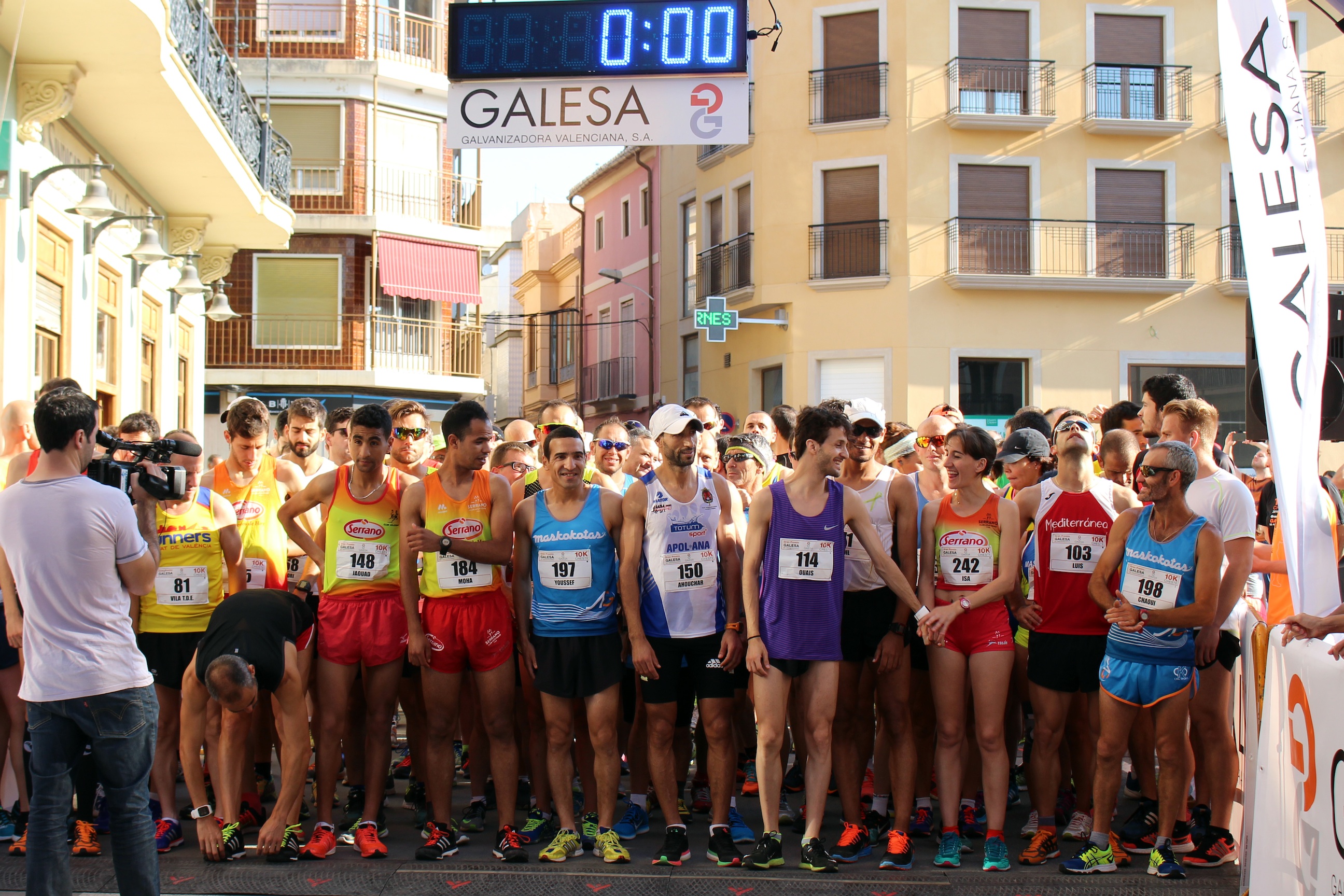 Salida de la prueba desarrollada este pasado fin de semana en Cheste.