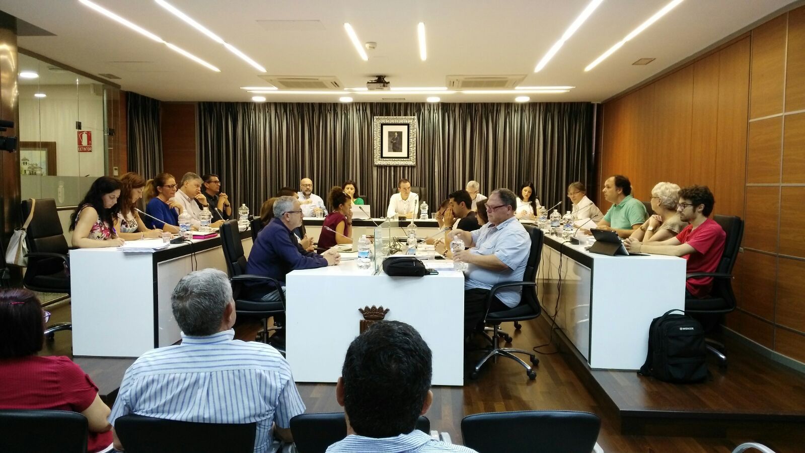 Sesión plenaria del Ayuntamiento de Riba-roja donde se han aprobado los Presupuestos.