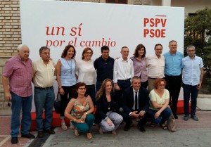 Soler_Botella Un momento del acto electoral desarrollado por el PSPV-PSOE en Llíria.
