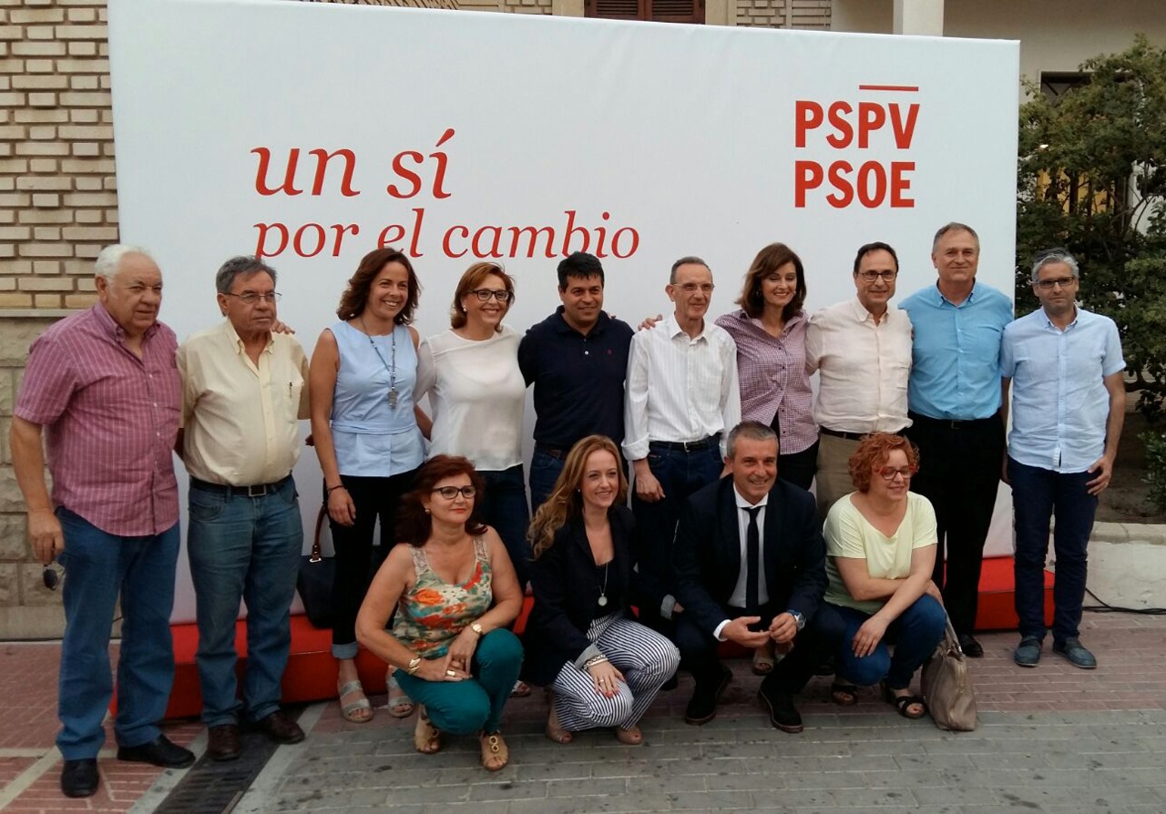 Un momento del acto electoral desarrollado por el PSPV-PSOE en Llíria.