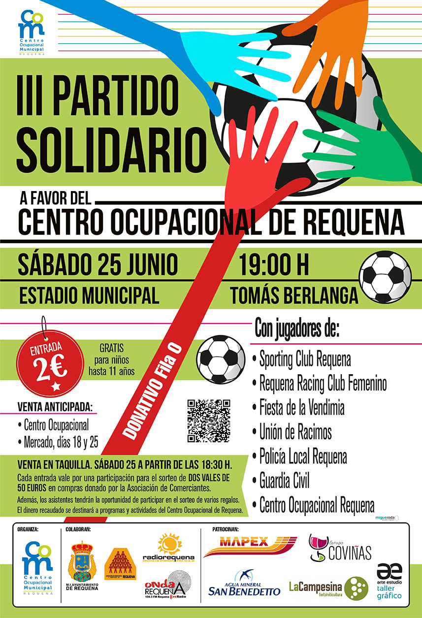 Cartel de la iniciativa solidaria.