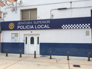 Retén de la Policía Local de Riba-roja.