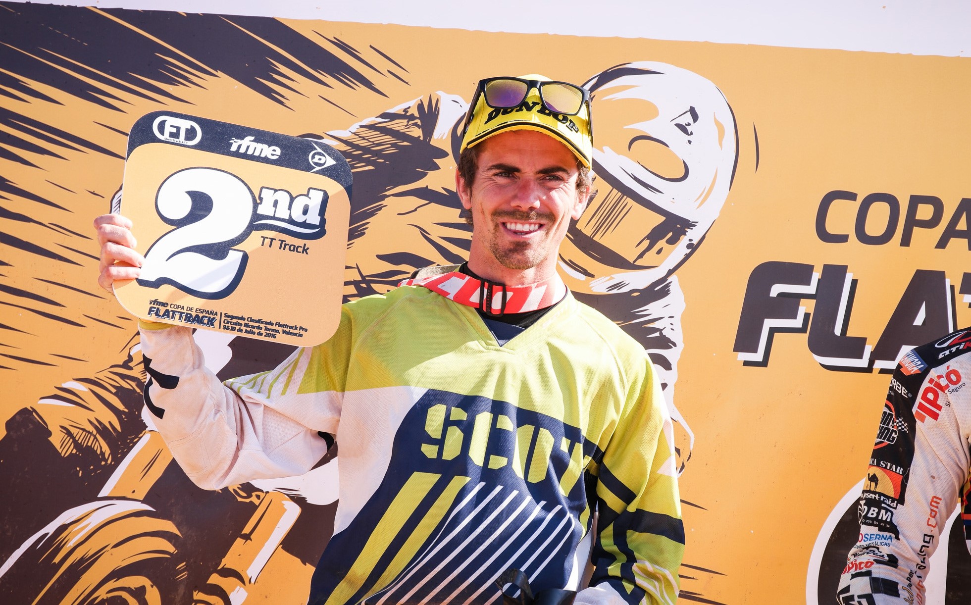 Brad Baker ha hecho doblete en la RFME Copa de España de Flat Track.