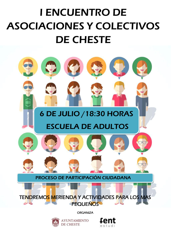Cartel de la jornada programada.