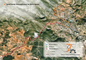 Recorrido del Gran Fondo Siete Aguas de la edición de este año.