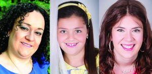 Carla Pallás Pérez, Claudia Calabuig Carrascosa y Mariví Carrascosa.