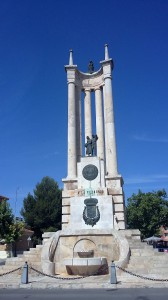 Monumento a la Vendimia ubicado en Requena.