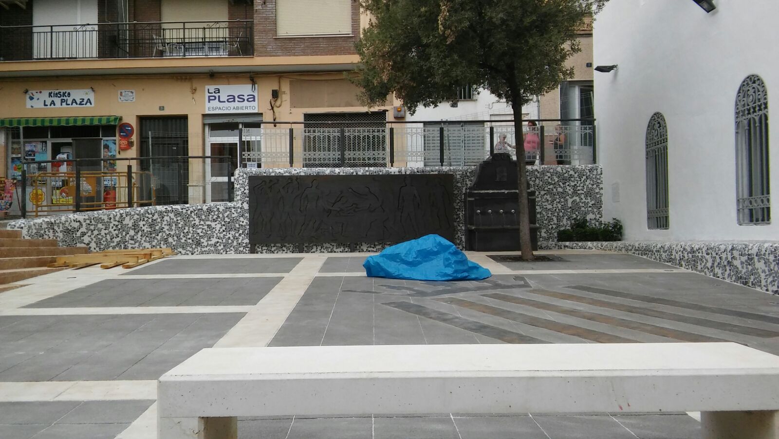 La plaza de Ramón y Cajal ha sido objeto de remodelación.