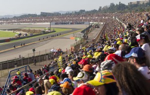 Una imagen de las gradas del Circuito de Cheste durante la edición pasada de 2015.