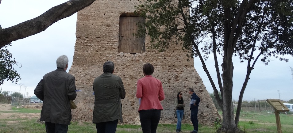 El diputado ha visitado el entorno de la torre Mussa.