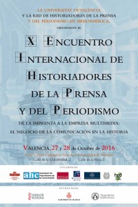 Encuentro Cartel del encuentro que se desarrolla este jueves y viernes en Valencia.
