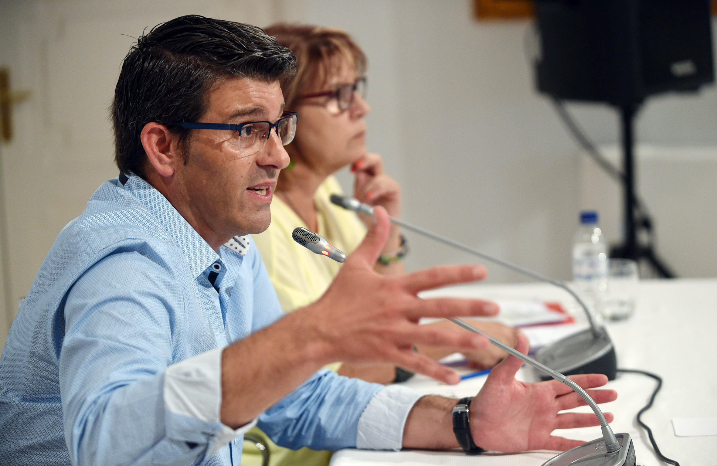 Jorge Rodríguez y Conxa Garcia.