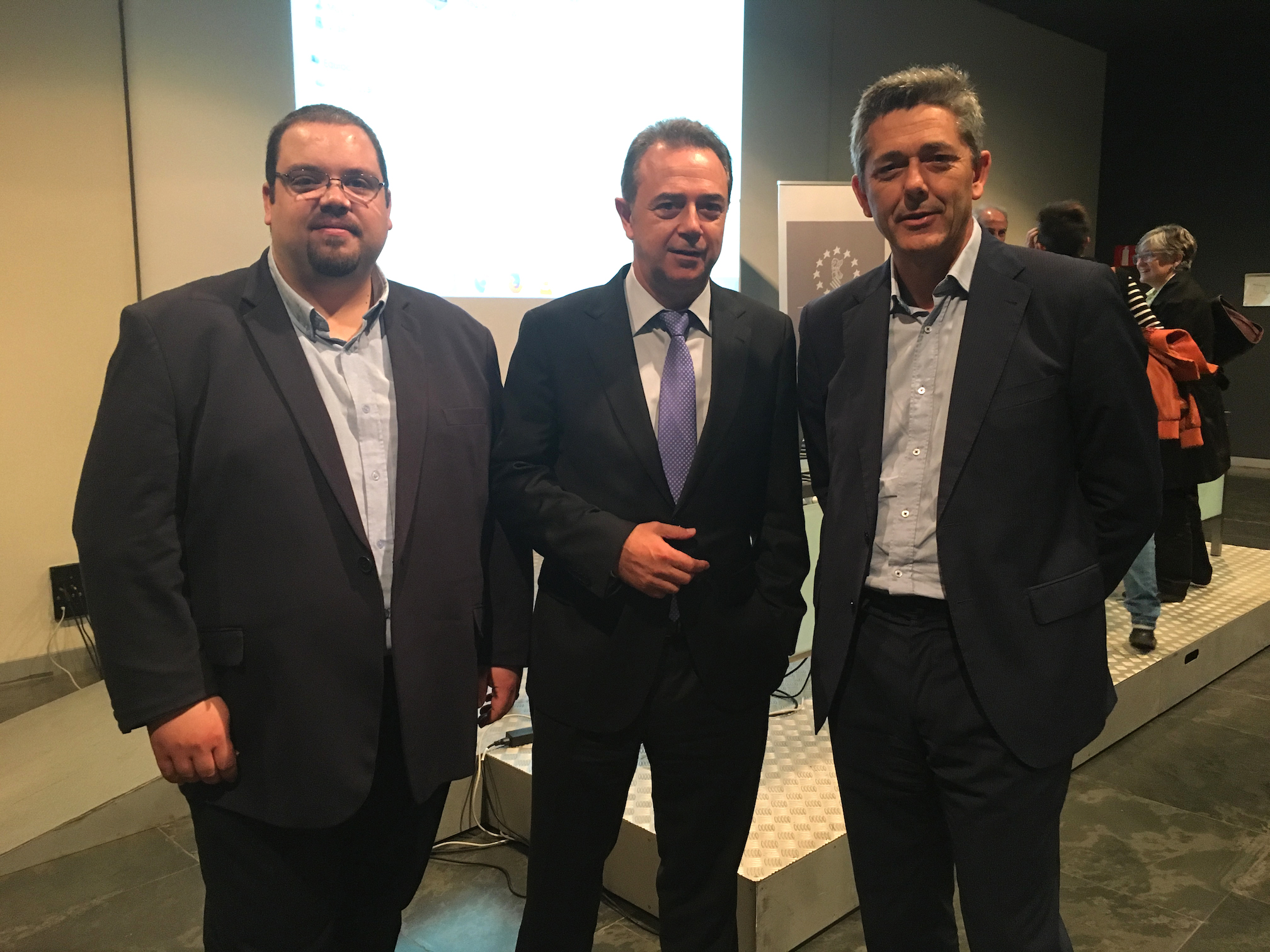 Josep Vicent, José María Vidal y José Miguel.