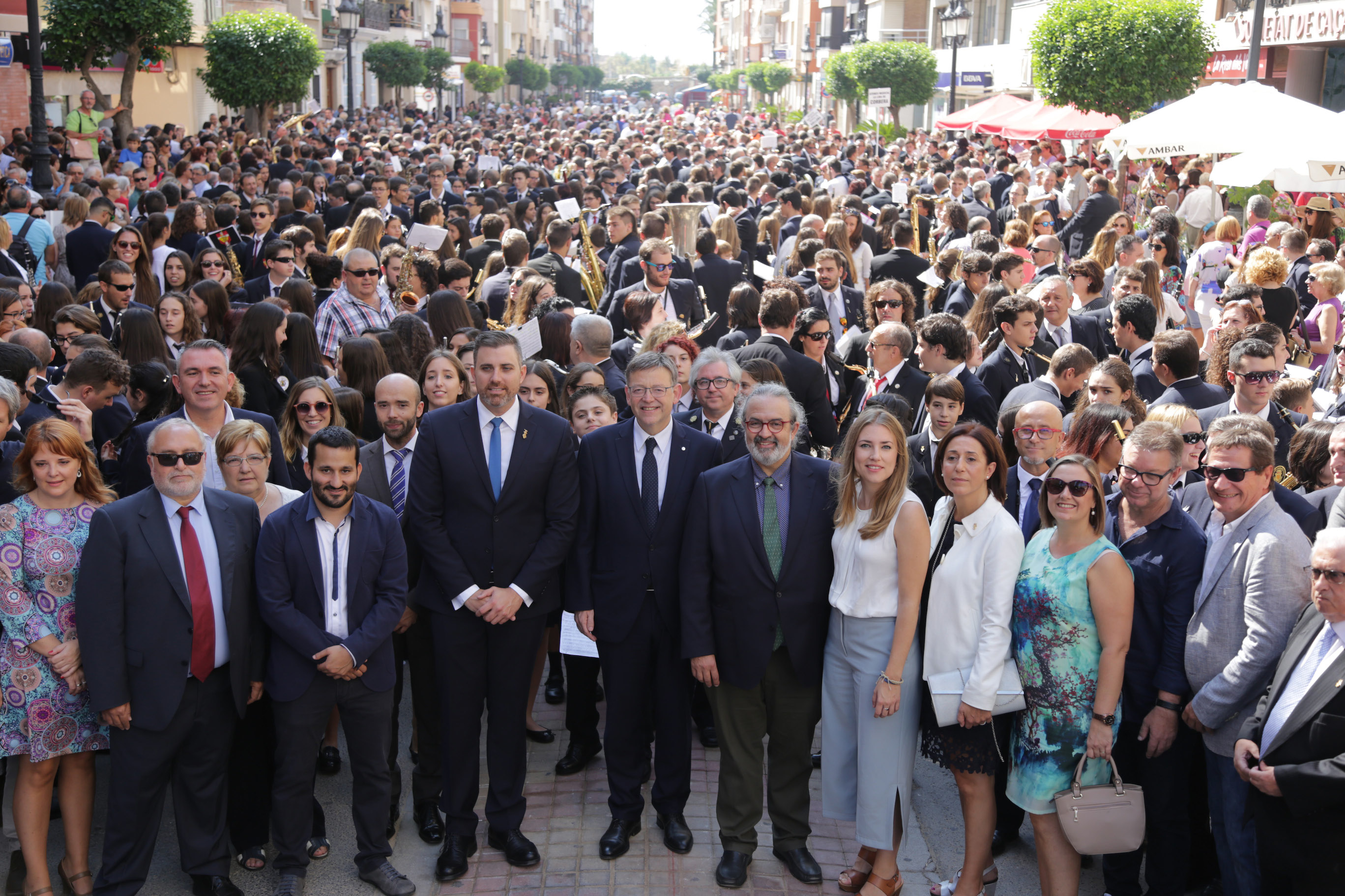 El jefe del Consell resalta el papel de la música como elemento cohesionador de la sociedad valenciana.