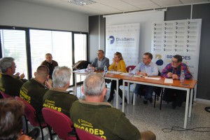 Divalterra Los gerentes de Divalterra, Víctor Sahuquillo y Agustina Brines, han comenzado en Llíria una ronda de visitas a las brigadas forestales.