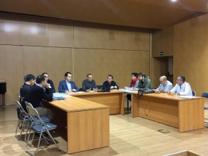 Reunión mantenida en la sede de la mancomunidad esta semana.