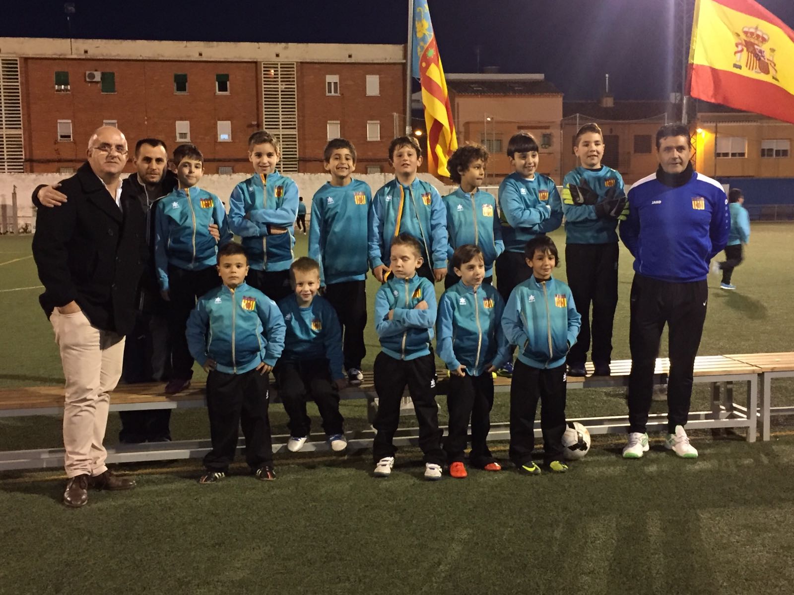 Otro de los conjuntos del CD Buñol que llegan con más ilusión, el prebenjamín.