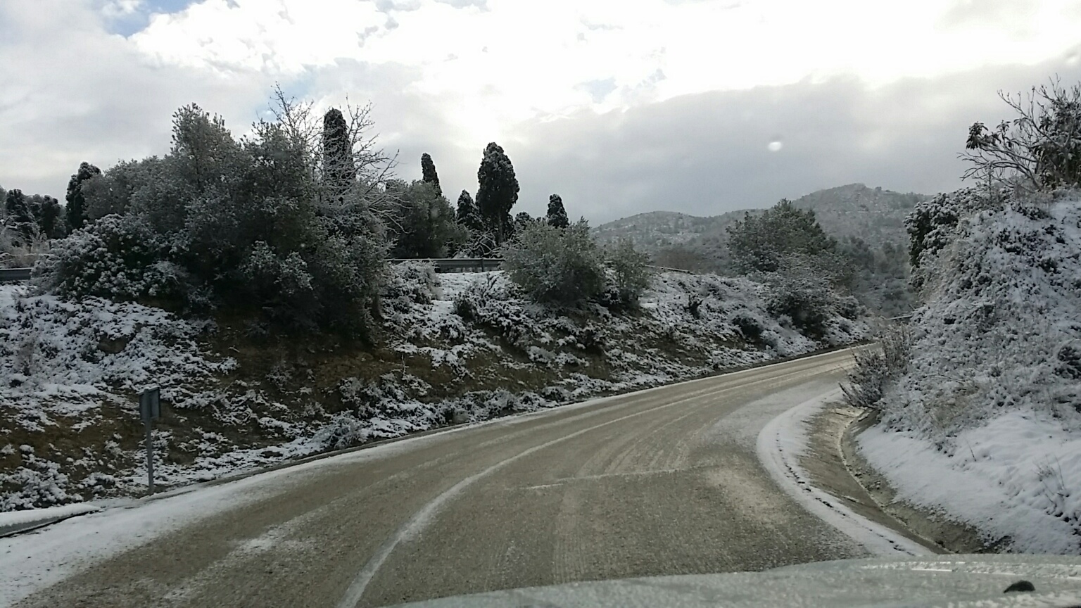 Estado del miércoles de la carretera CV-614.