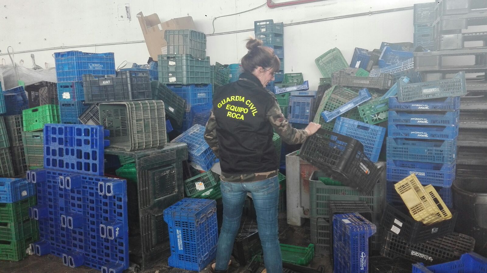 Los implicados sustrajeron 500 cajones de una cooperativa de Carlet valorados en 3.000 euros para venderlos en una chatarrería de reciclaje.