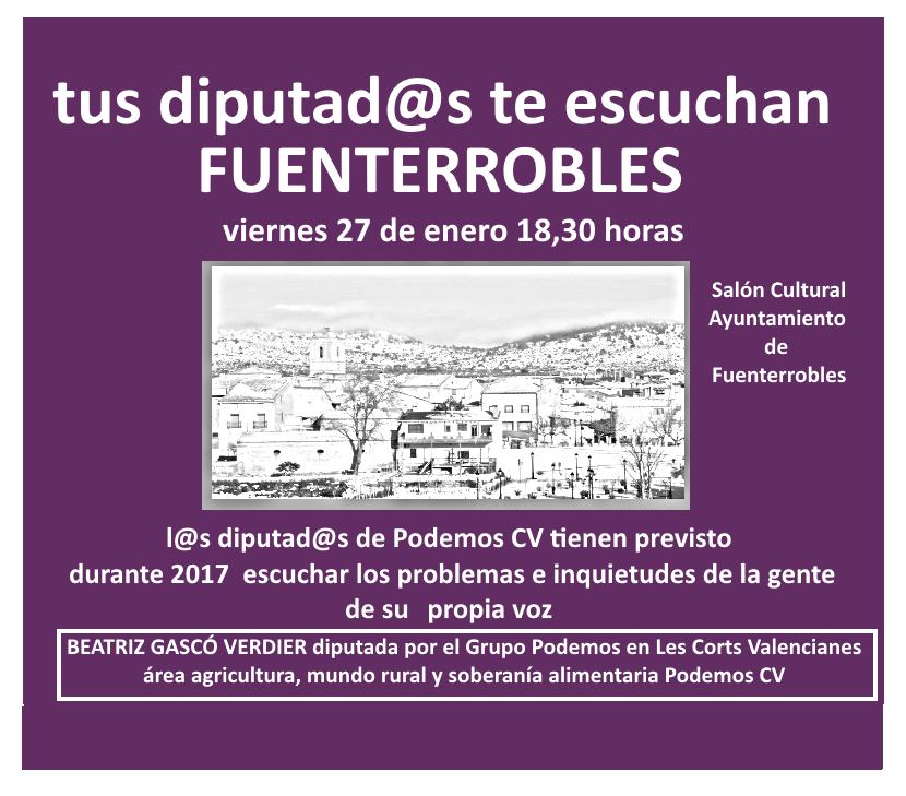 Cartel de la iniciativa de Podemos.