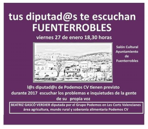 Cartel de la iniciativa de Podemos.
