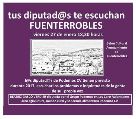 Cartel de la iniciativa de Podemos.