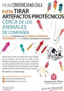 diptico Cartel de la campaña iniciada en L'Eliana.