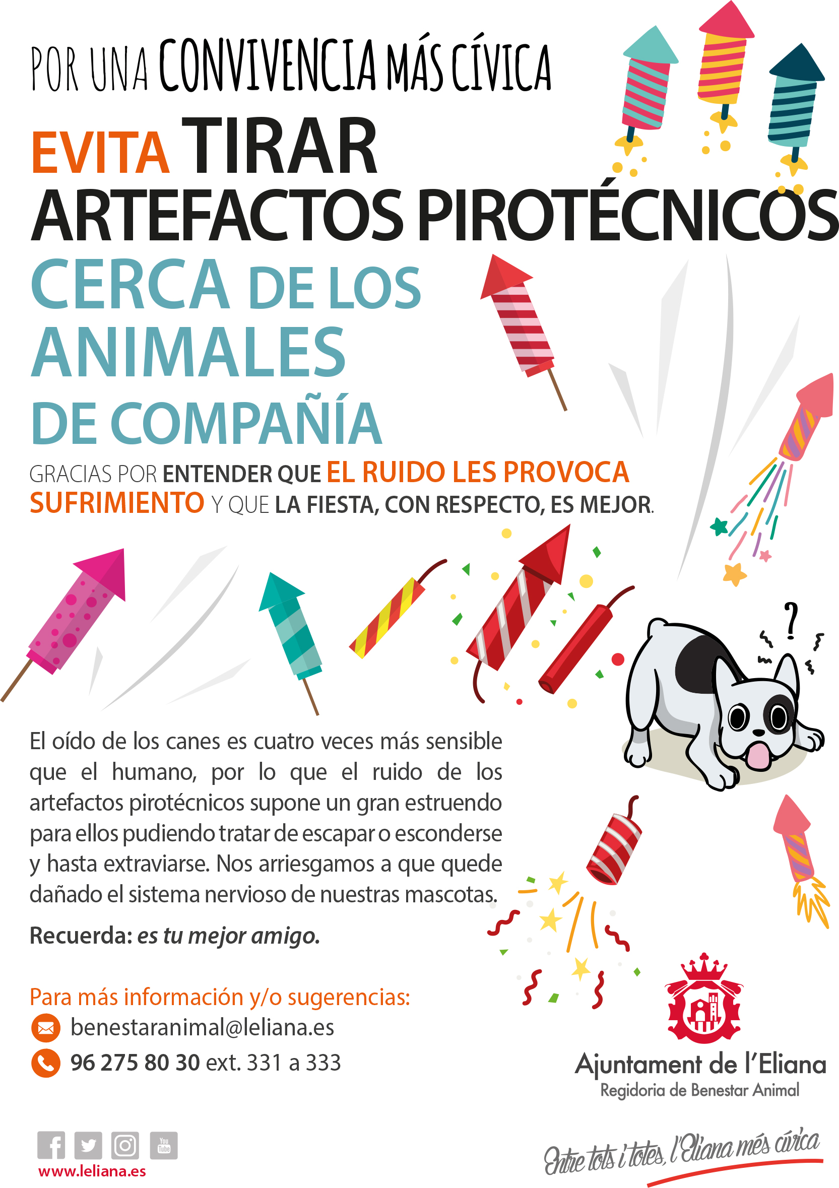 Cartel de la campaña iniciada en L'Eliana.