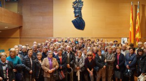 DipuVentadelMoro Los visitantes de Venta del Moro y Quart de les Valls a la sede de la Diputación provincial.