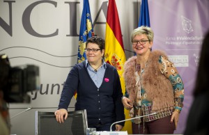 IsabelGarciaPilarMoncho Las diputadas de Igualdad y Turismo de la Diputación de Valencia, Isabel García y Pilar Moncho.
