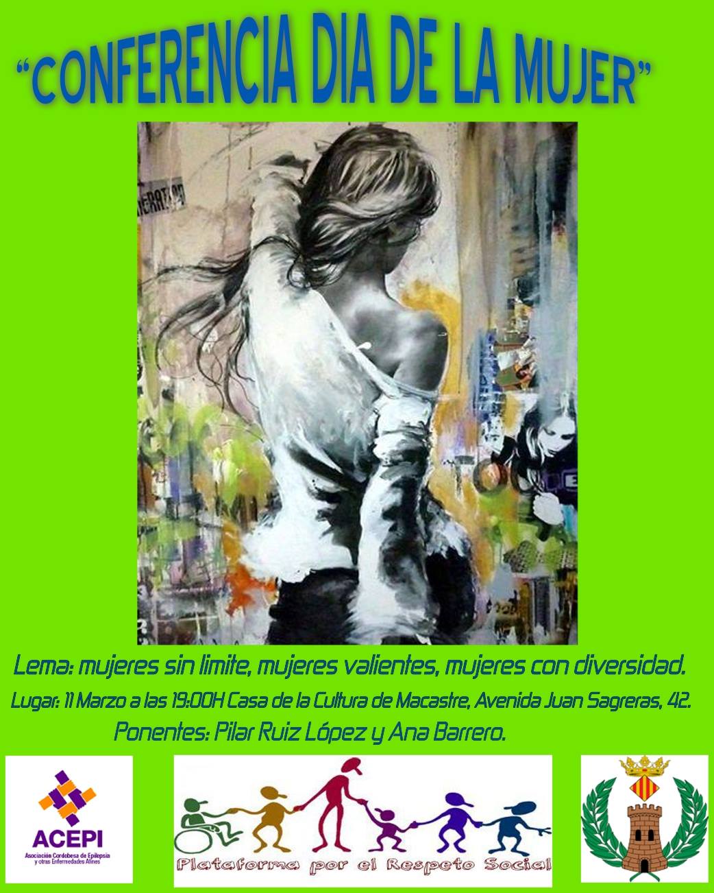 Cartel de la jornada en Macastre.