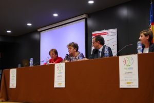 La diputada de Bienestar Social, Mercedes Berenguer, durante su participación en las jornadas.