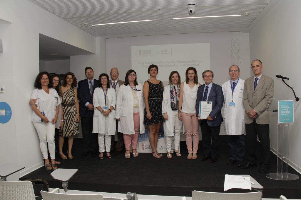 El reconocimiento ha llegado tras haber superado una exhaustiva evaluación de la Fundación Ad Qualitatem realizada con los indicadores del Grupo Español de Trabajo en Enfermedad de Crohn y Colitis Ulcerosa.