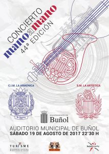La cita bandística será 19 de agosto en el Auditorio de San Luis, a las 22,30h.